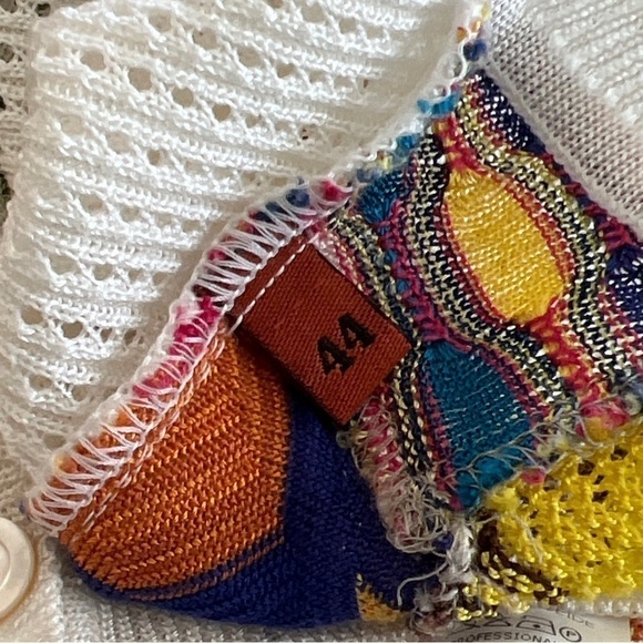 Missoni Collectible Vintage patchwork Cardigan Sweater, Y2K Limited Edition, S/M - Picture 6 of 14